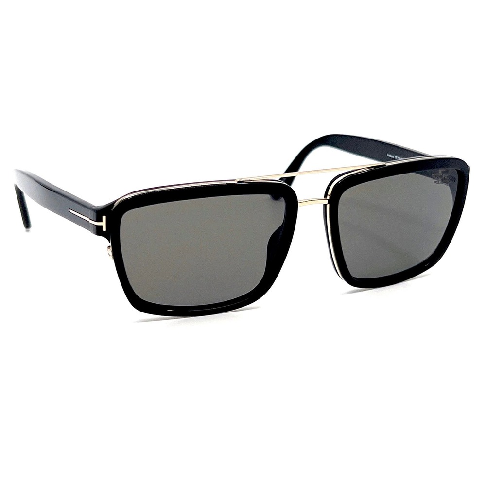 NEW!!! TOM FORD Anders Sunglasses TF780 01D Polarized Authentic - Picture 1 of 11